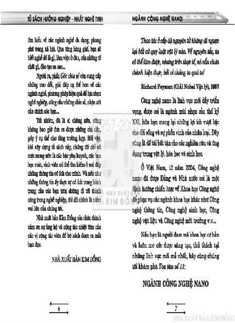 image for page Tủ sách hướng nghiệp Ngành Công nghệ Nano