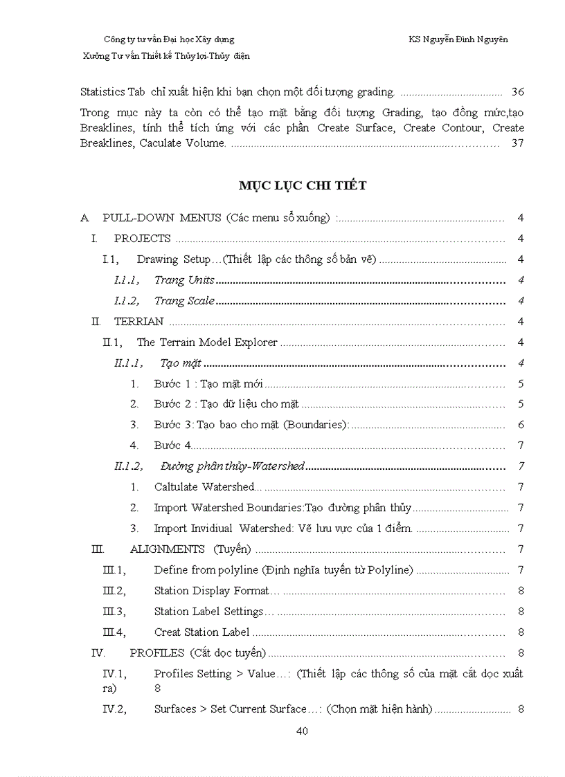 image for page Hướng dẫn sử dụng AUTODESK LAND DESKTOP