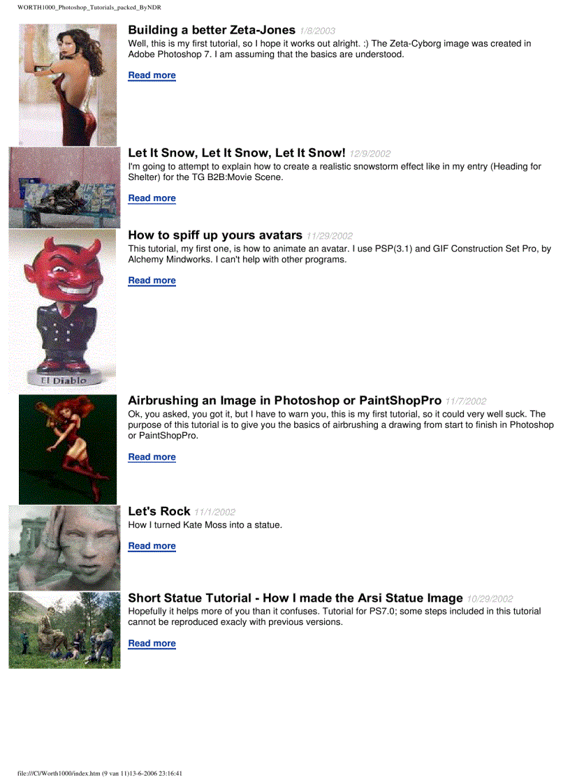 image for page Worth 1000 Photoshop Tricks