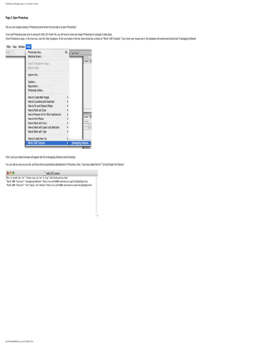 image for page Worth 1000 Photoshop Tricks