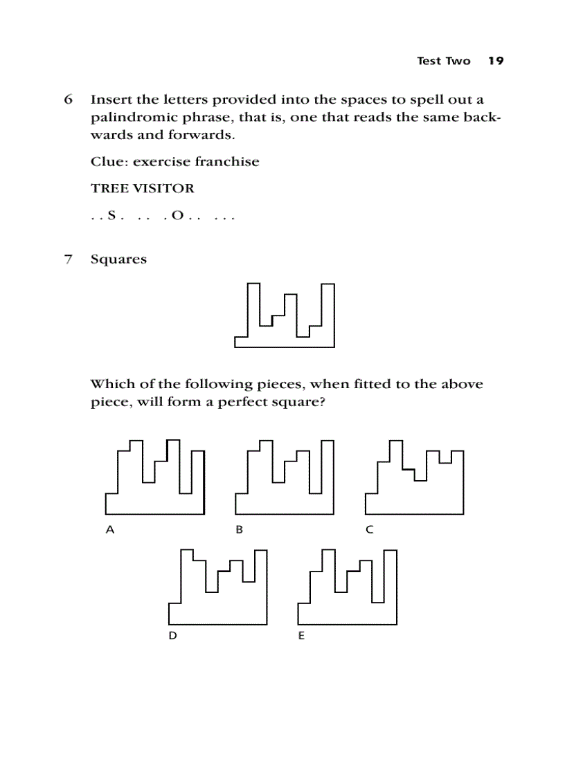 image for page Test Your IQ 400 Bài Kiểm Tra IQ