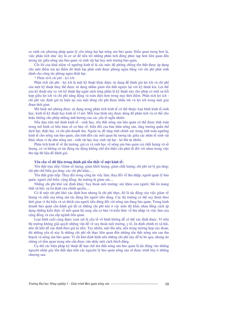 image for page Giáo trình bảo quản nông sản