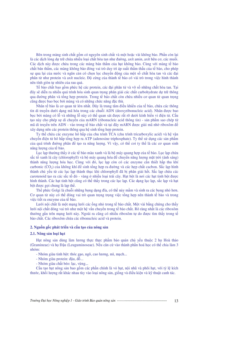 image for page Giáo trình bảo quản nông sản