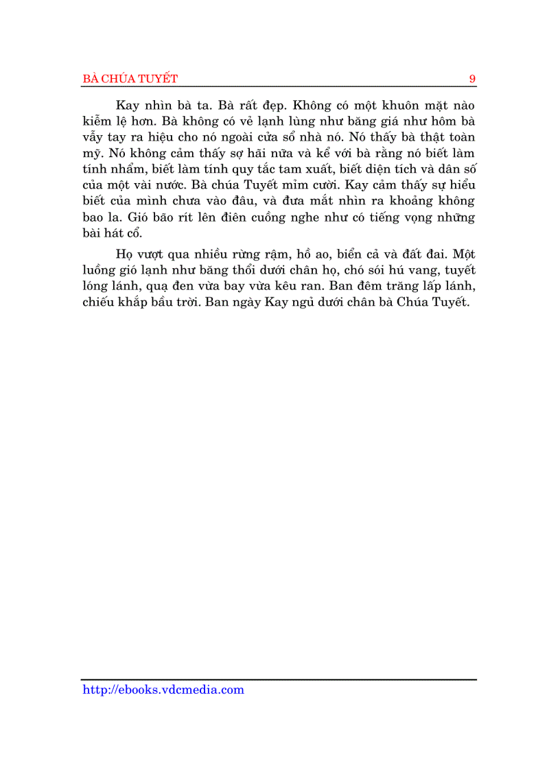 image for page Bà chúa tuyết