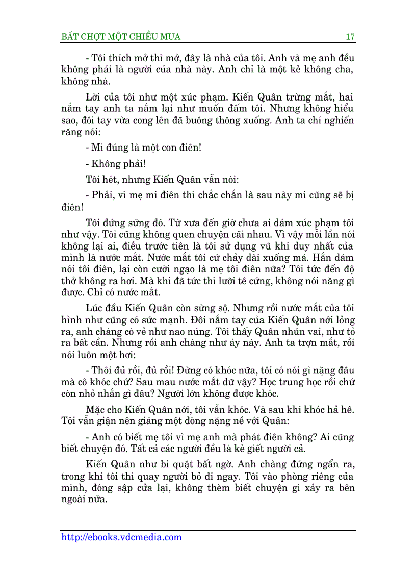 image for page Bất chợt một chiều mưa