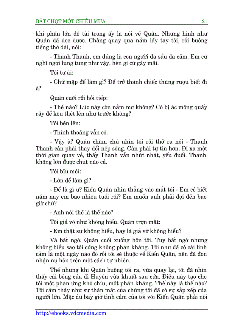 image for page Bất chợt một chiều mưa