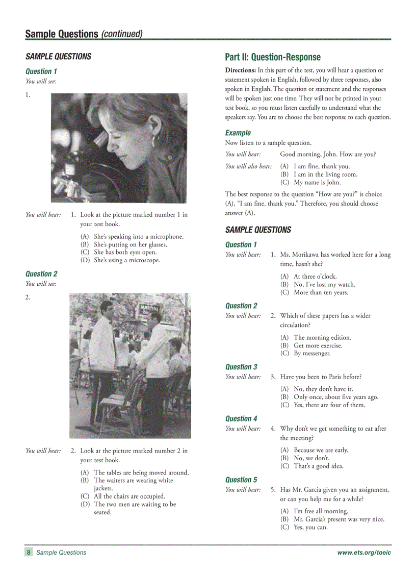 image for page Sách ôn thi và hướng dẫn thi Toeic