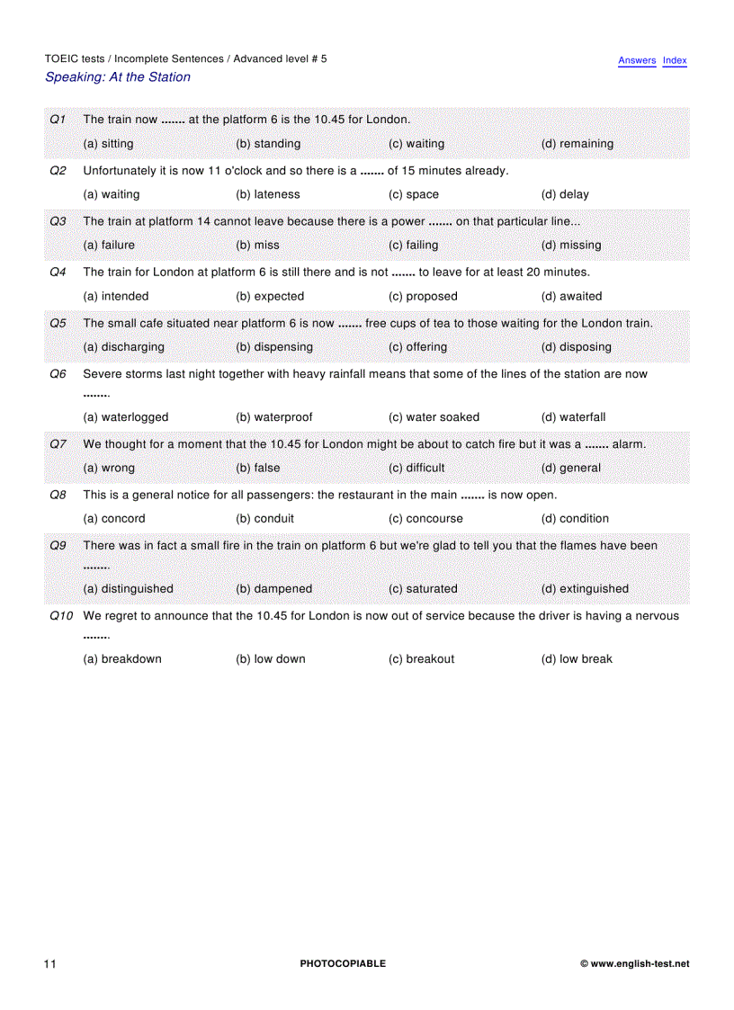 image for page 100 TOEIC Preparation Tests