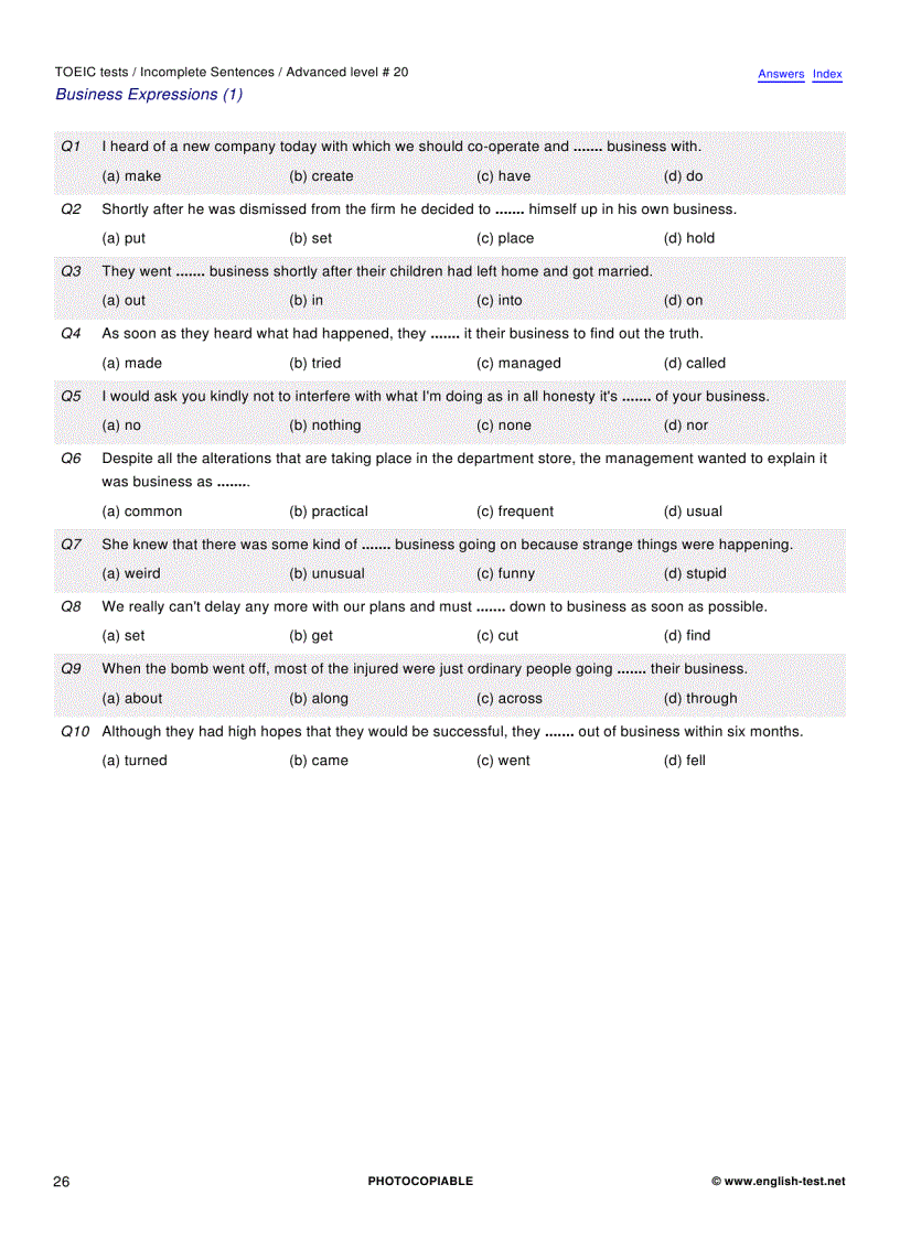 image for page 100 TOEIC Preparation Tests