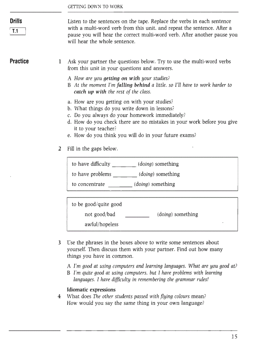 image for page Headway Phrasal Verbs and Idioms Upper Intermediate