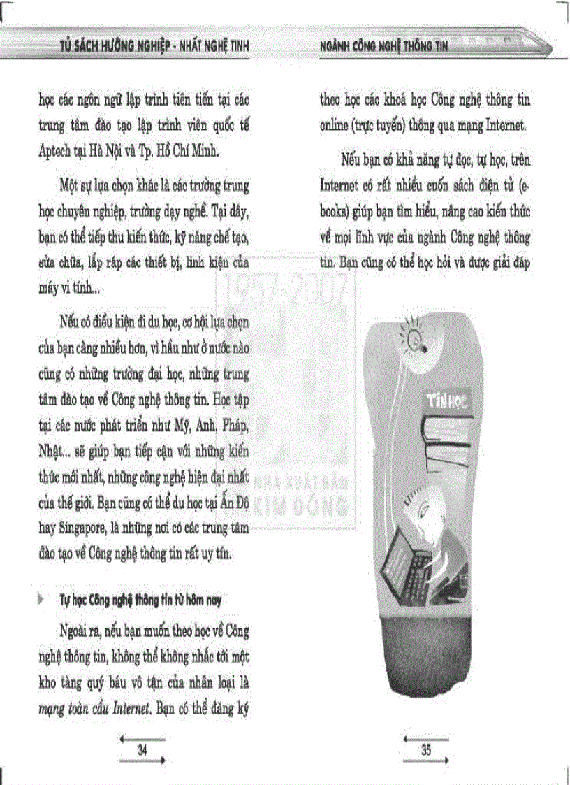 image for page Tủ sách hướng nghiệp Nhất nghệ tinh Ngành công nghệ thông tin