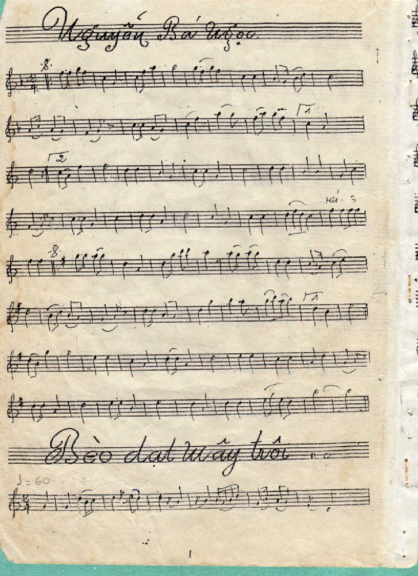 image for page Tài liệu học sáo trúc nhạc phổ chép tay