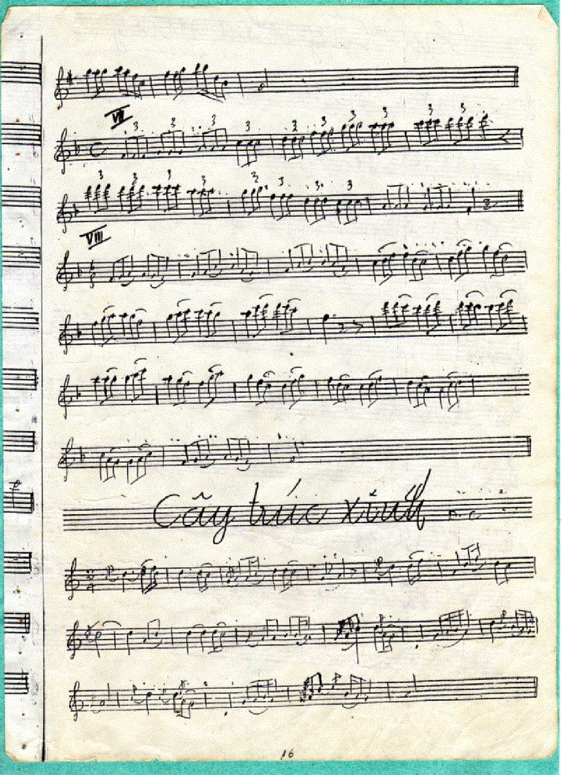 image for page Tài liệu học sáo trúc nhạc phổ chép tay