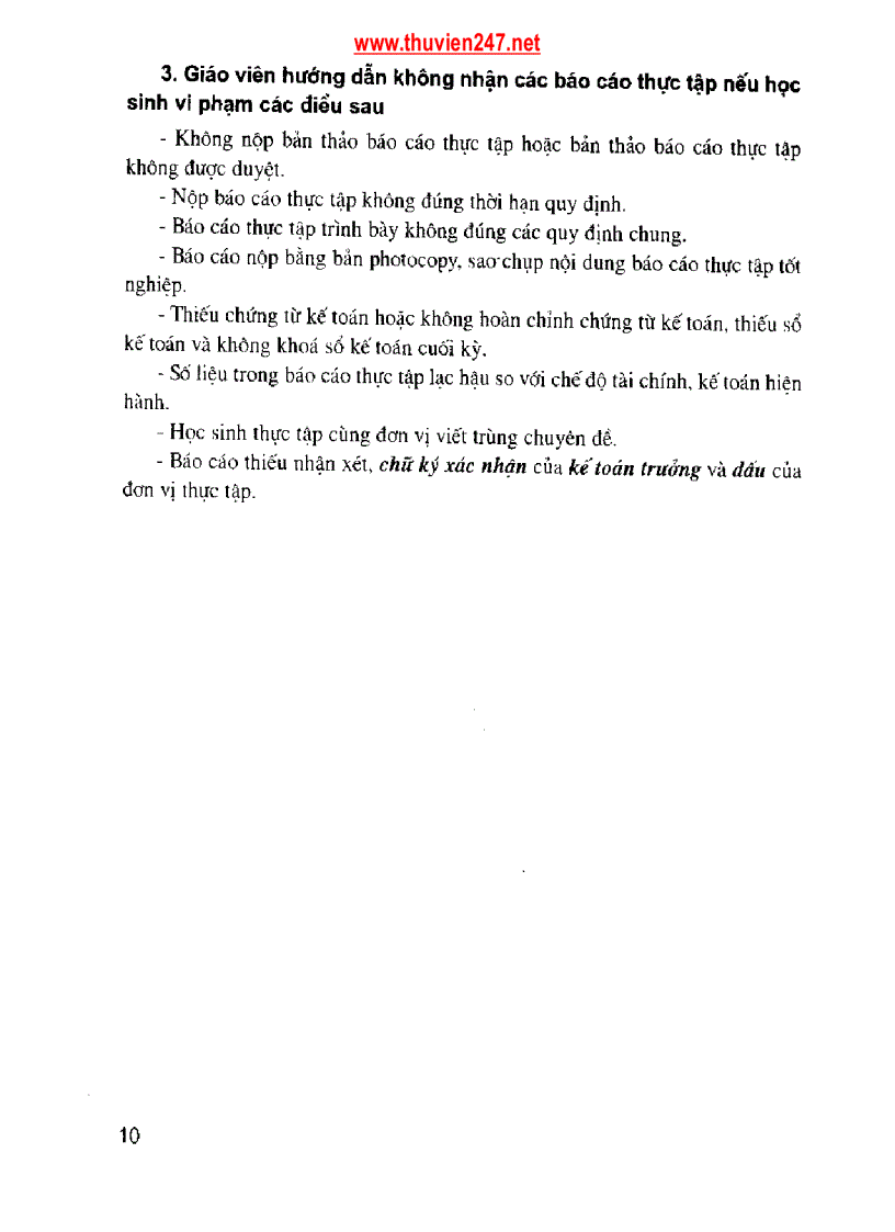 image for page Giáo trình Hướng dẫn nội dung thực tập và viết báo cáo thực tập tốt nghiệp chuyên ngành kế toán