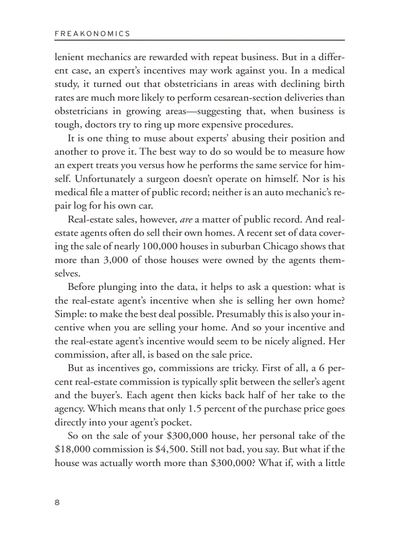 image for page Freakonomics Steven D Levitt and Stephen J Dubner