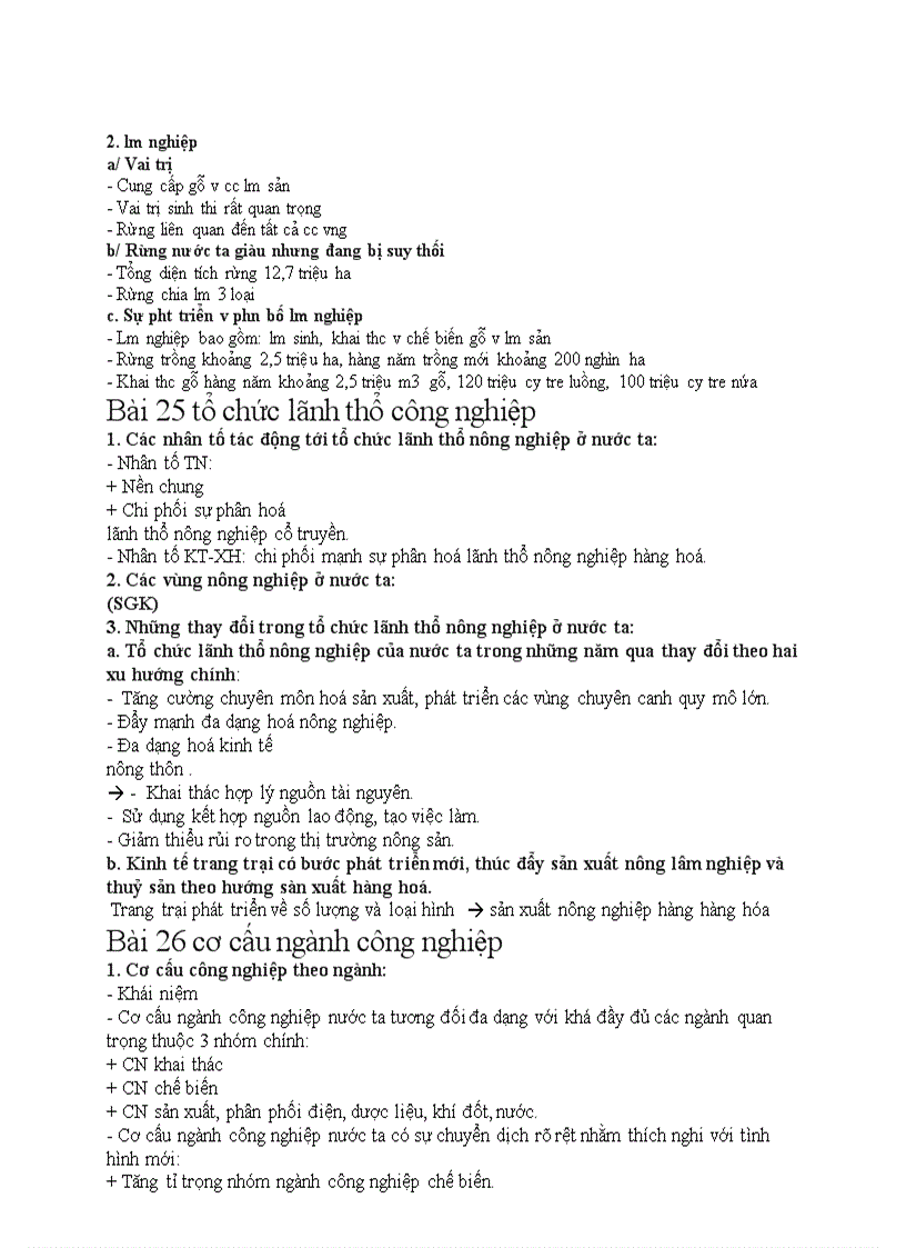 image for page Ôn tập địa lí 12 cơ bản