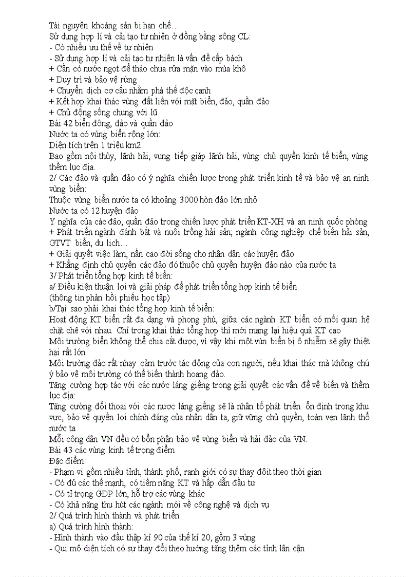 image for page Ôn tập địa lí 12 cơ bản