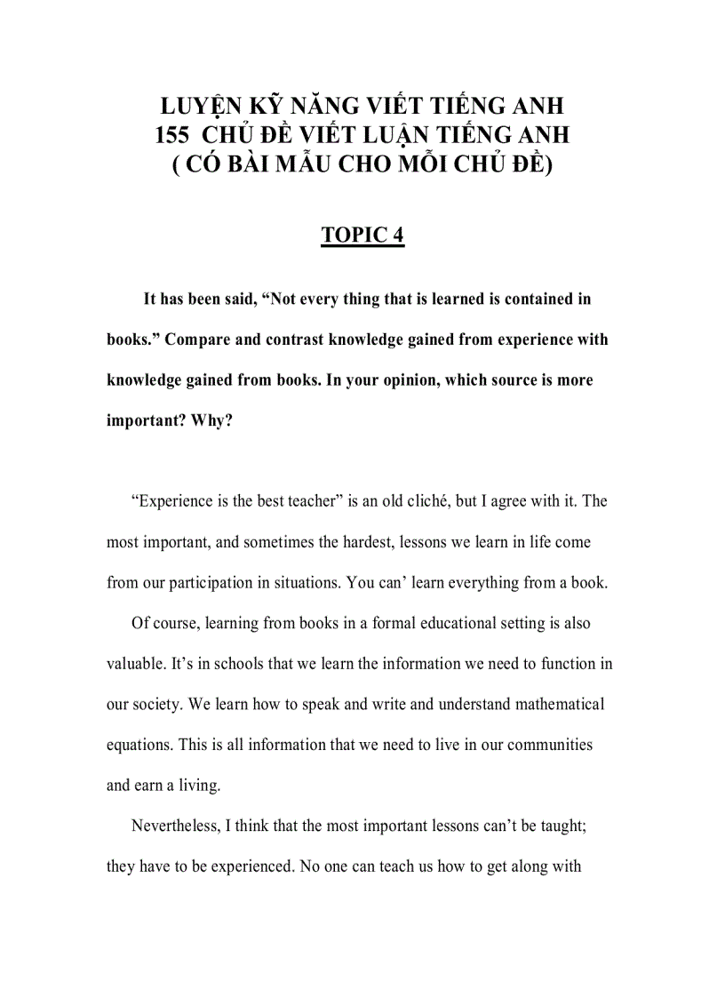 image for page Kĩ năng luyện viết tiếng anh topic2