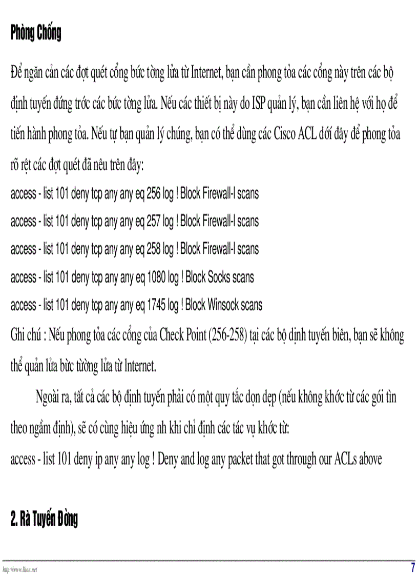 image for page Các kiểu tấn công Firewall và cách phòng chống