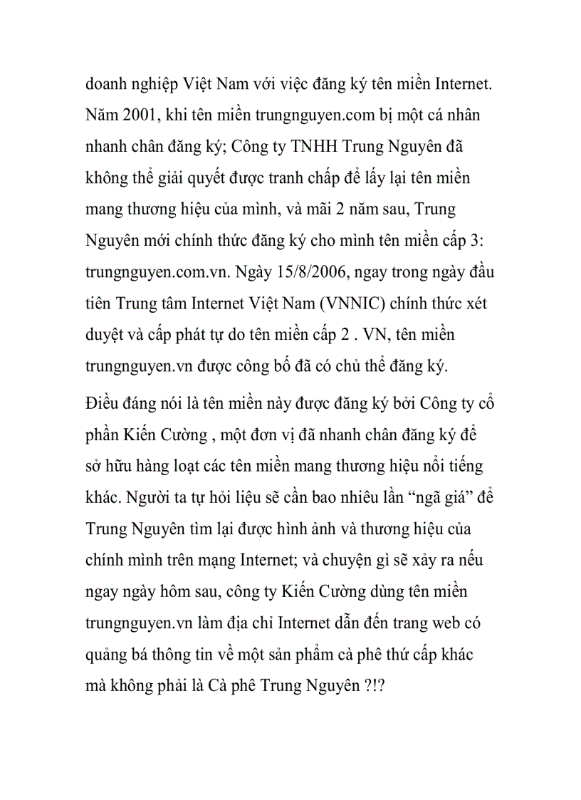 image for page Quá khó để bảo vệ Thương hiệu trên mạng Internet