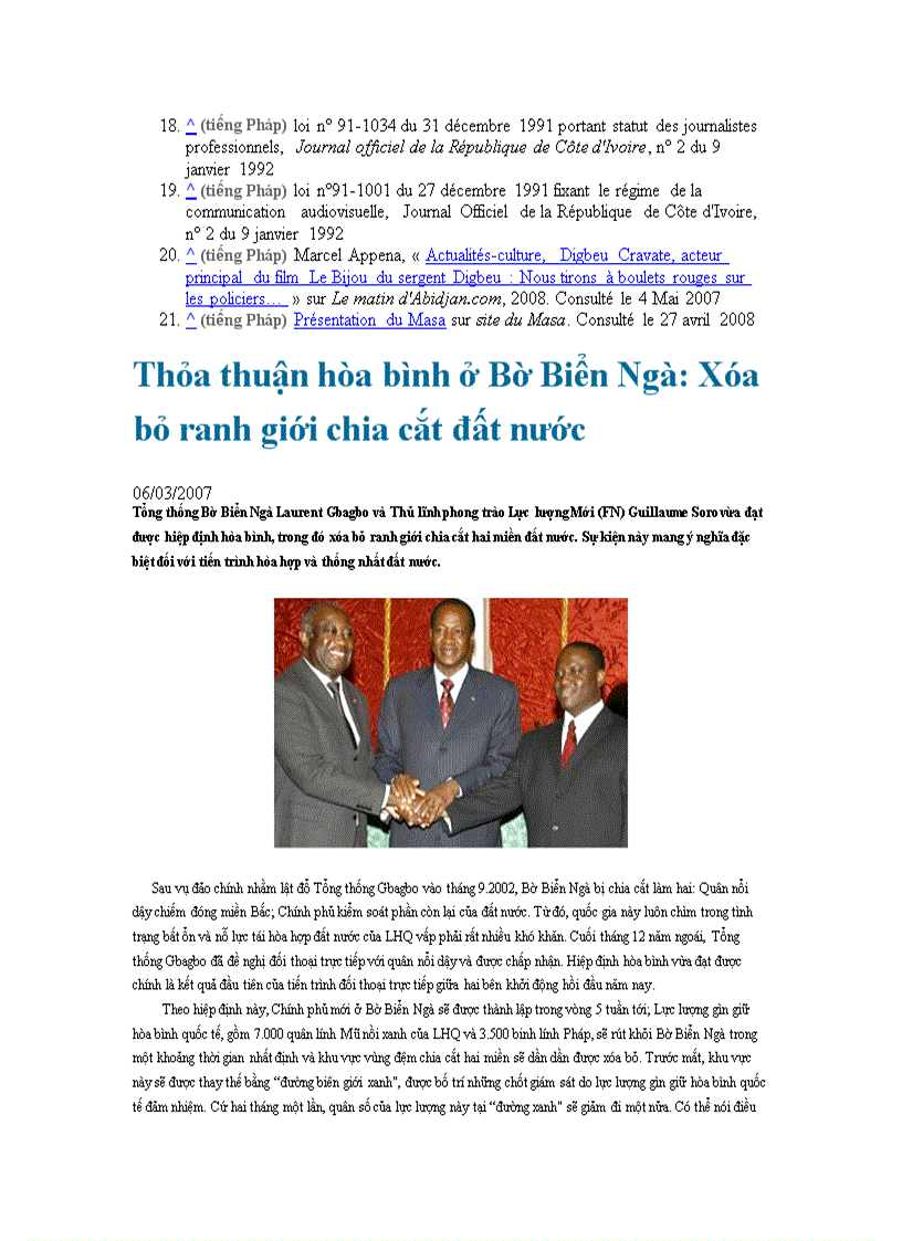 image for page Bờ biển Ngà và cuộc chiến tranh với Phương Tây