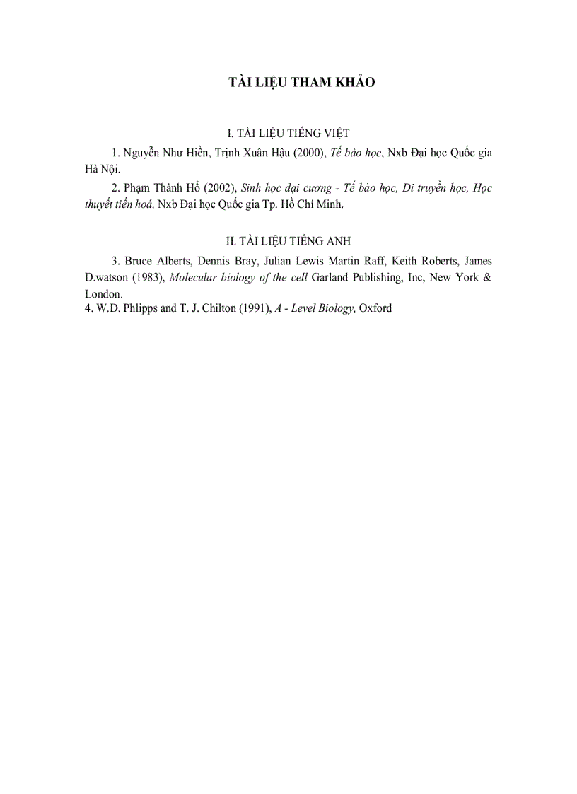 image for page Giáo trình Tế bào học Nguyễn Như Hiền