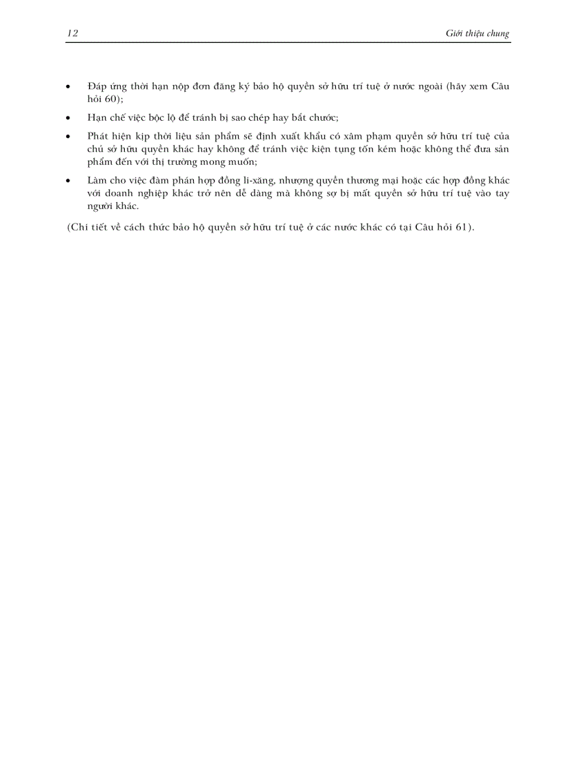 image for page Những điều cần biết về sở hữu trí tuệ Tài liệu hướng dẫn dành cho các doanh nghiệp xuất khẩu vừa và nhỏ Geneva 2004 TỔ CHỨC SỞ HỮU TRÍ TUỆ THẾ GIỚI