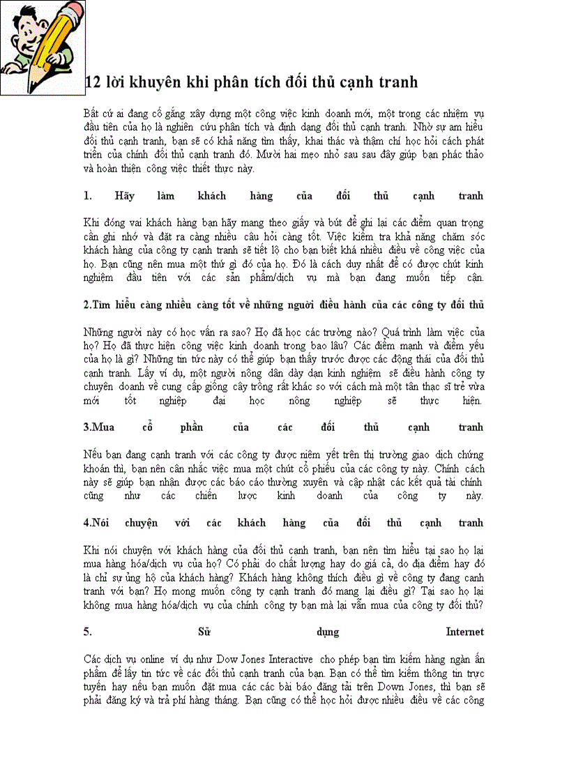 image for page 12 lời khuyên khi phân tích đối thủ cạnh tranh