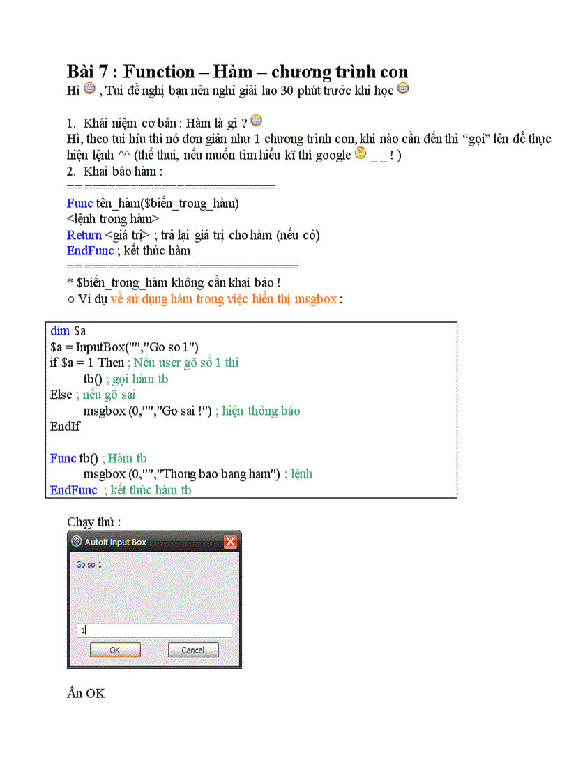 image for page Hướng dẫn sử dụng Autoit Chương trình lập trình đơn giản nhất
