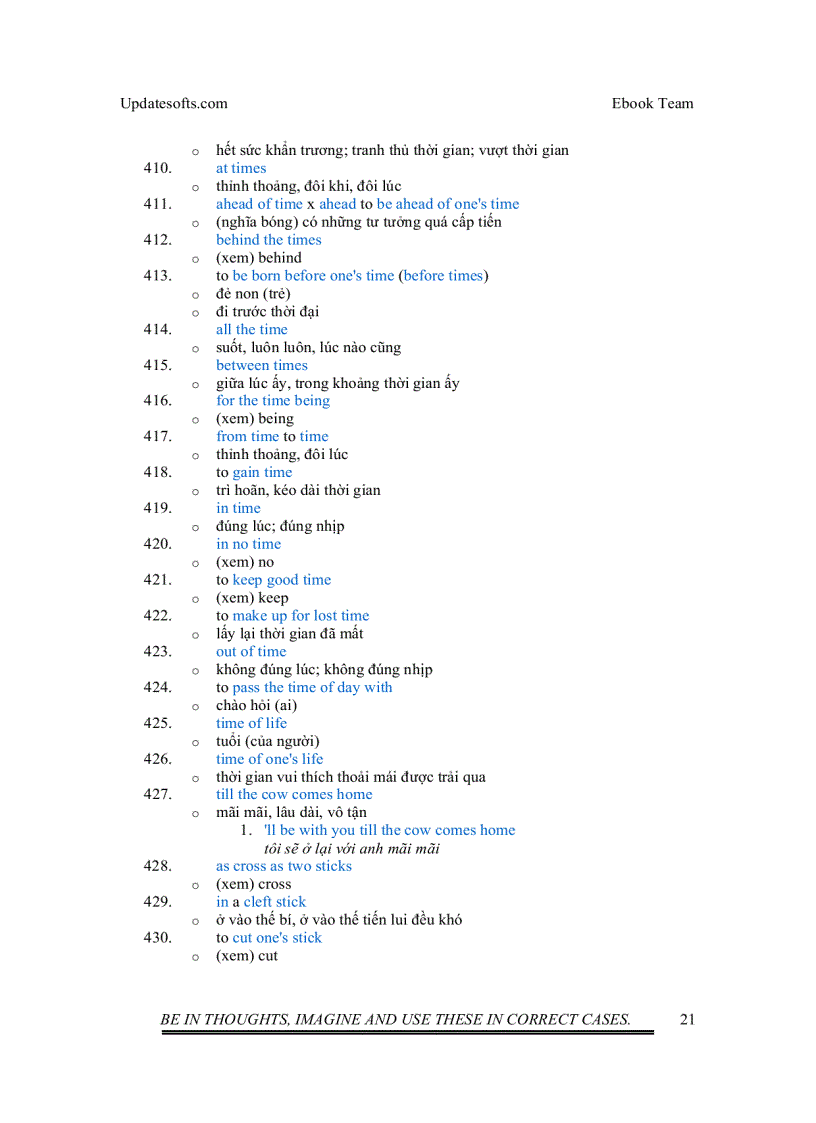 image for page Thành ngữ tiếng Anh thường dùng