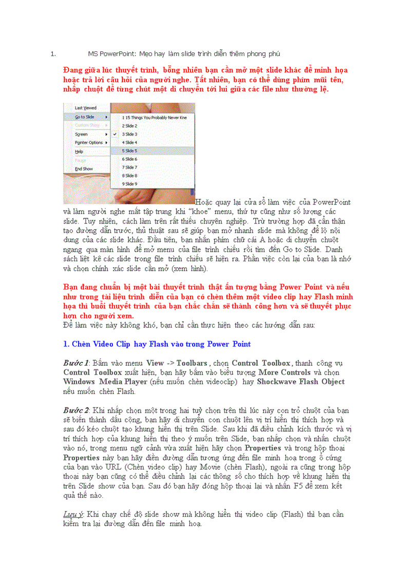 image for page Tối ưu hóa Làm slide thêm phong phú