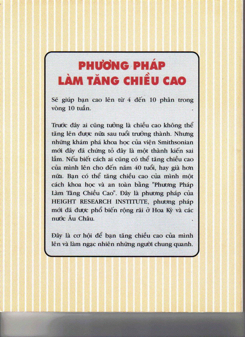 image for page Tăng chiều cao một cách khoa học