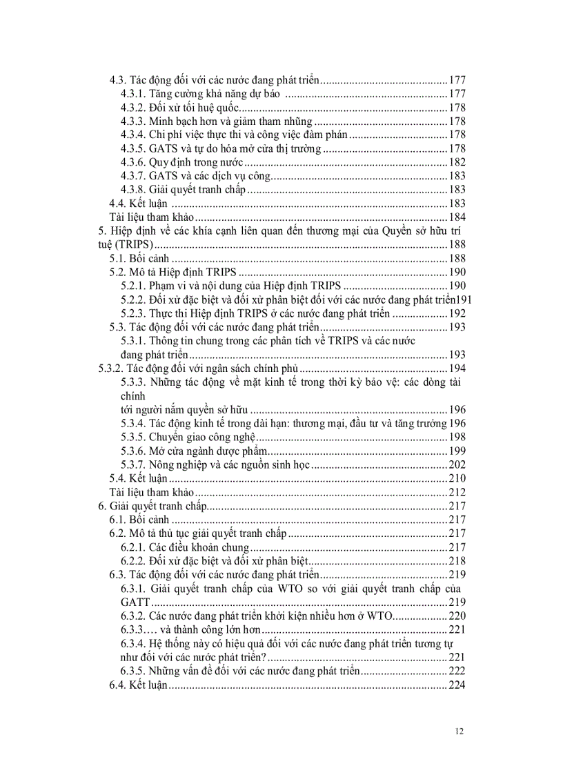 image for page Tác động của các hiệp định wto đối với các nước đang phát triển