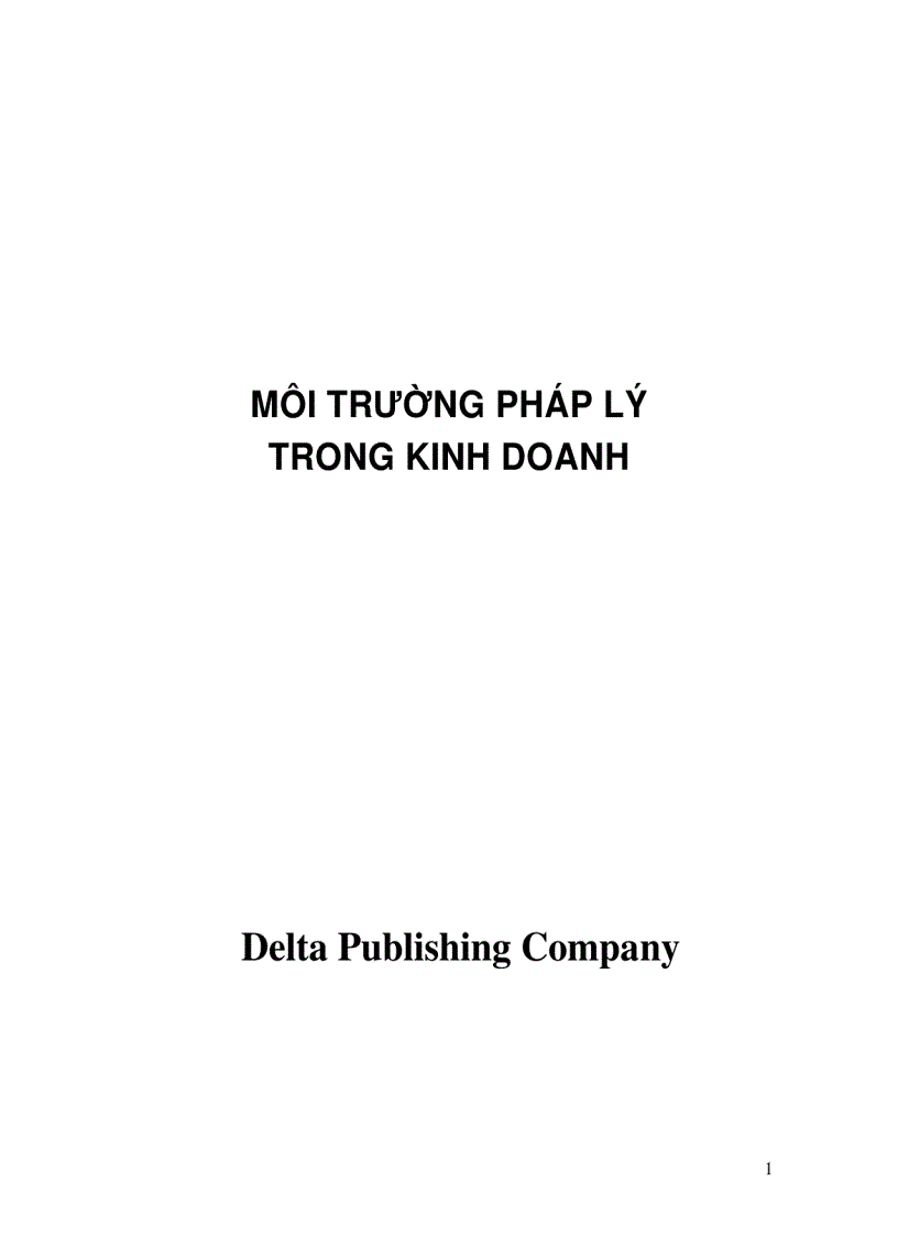image for page Môi trường pháp lý trong kinh doanh