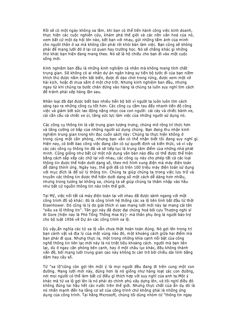 image for page Con đường phía trước The Road Ahead