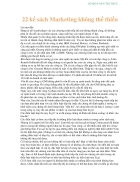 22 Kế Sách Marketing Không Thể Thiếu