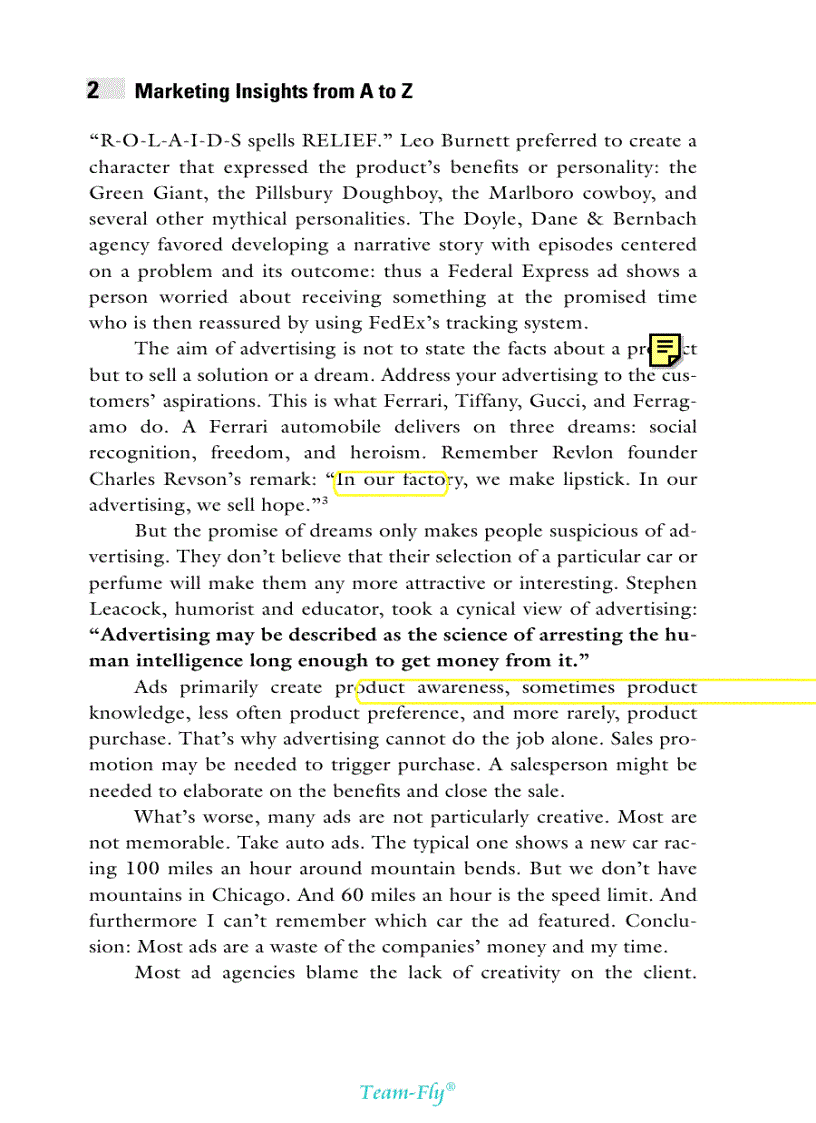 image for page Marketing Insights from A to Z 80 Concepts Every Manager Needs To Know