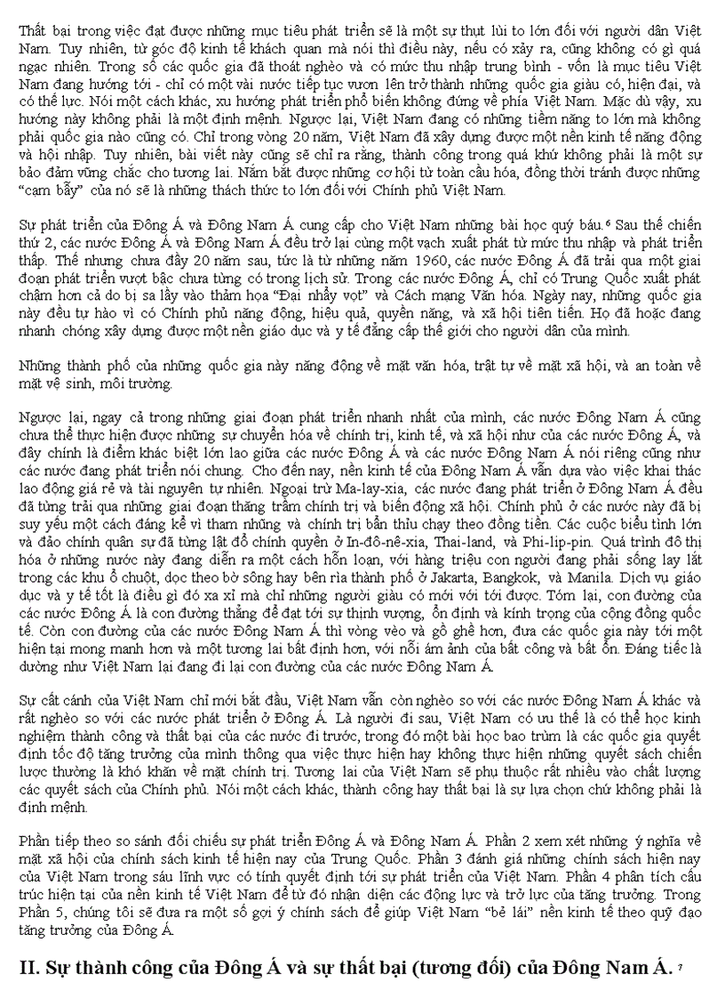 image for page Báo cáo Lựa chọn thành công bài học từ Đông Á và Đông Nam Á cho tương lai Việt Nam