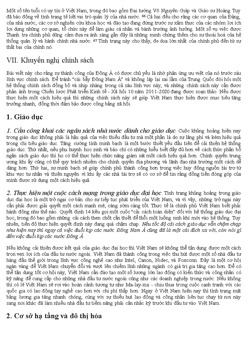 image for page Báo cáo Lựa chọn thành công bài học từ Đông Á và Đông Nam Á cho tương lai Việt Nam