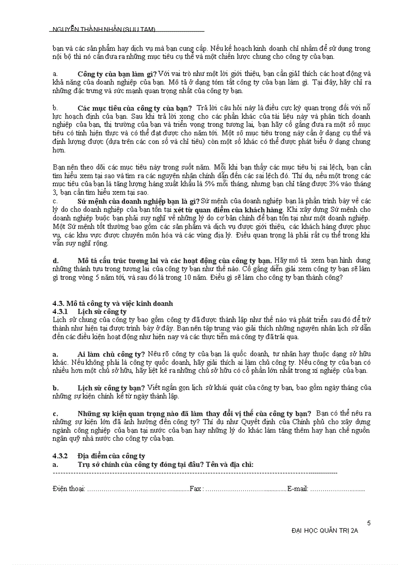 image for page Lập kế hoạch khởi sự kinh doanh