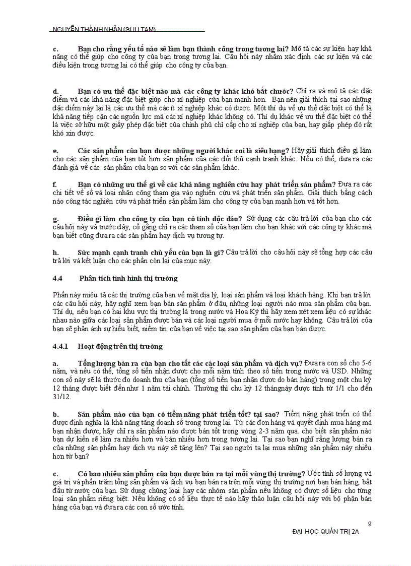 image for page Lập kế hoạch khởi sự kinh doanh