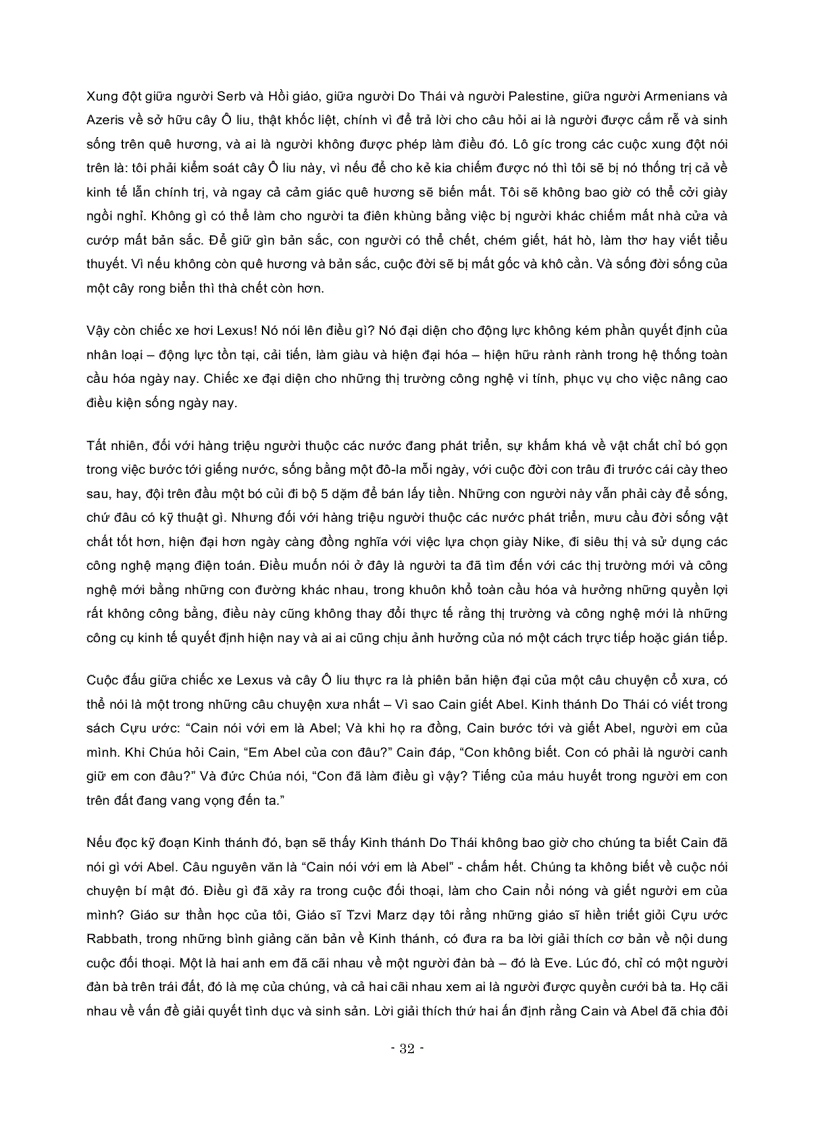 image for page Chiếc Lexus và cây Oliu