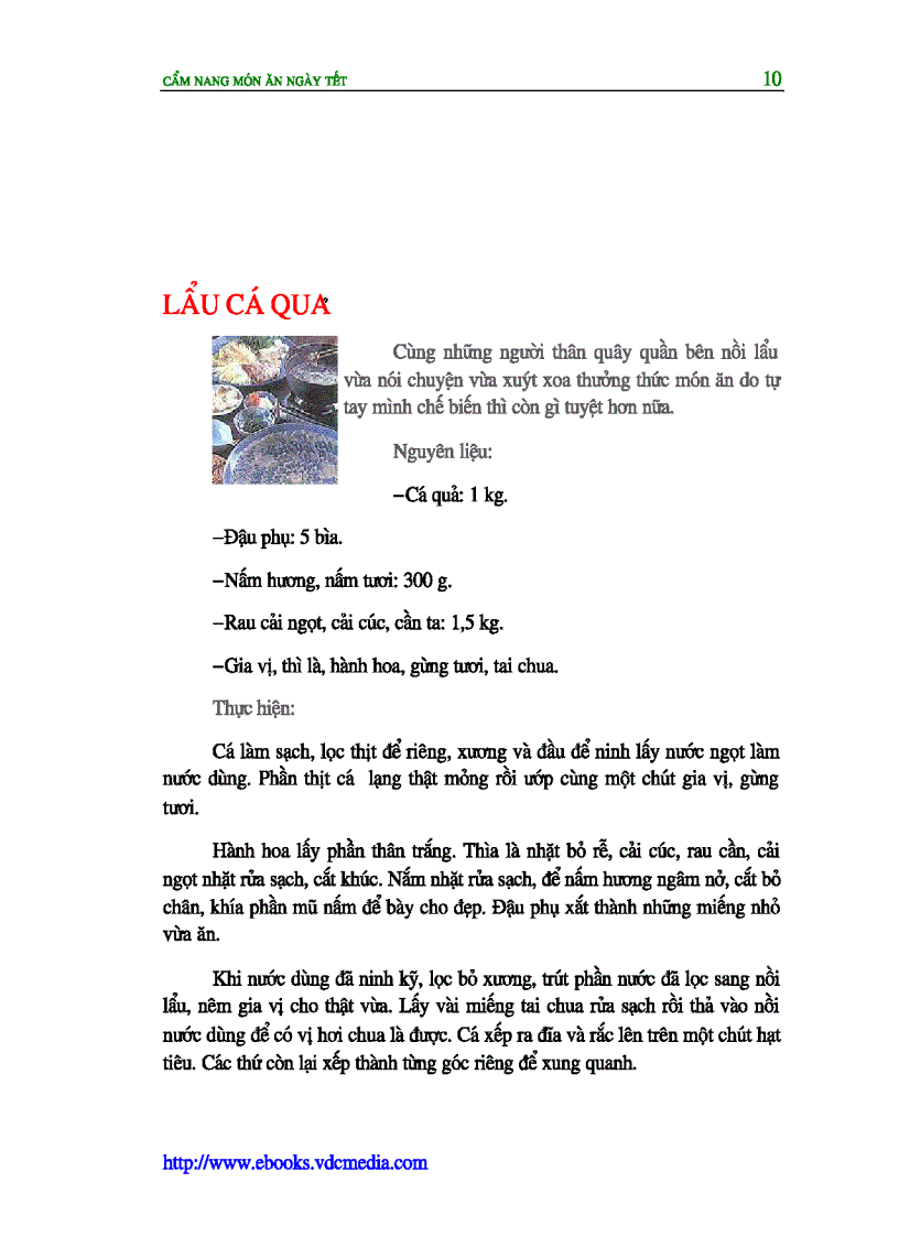 image for page Cẩm nang các món ăn ngày tết