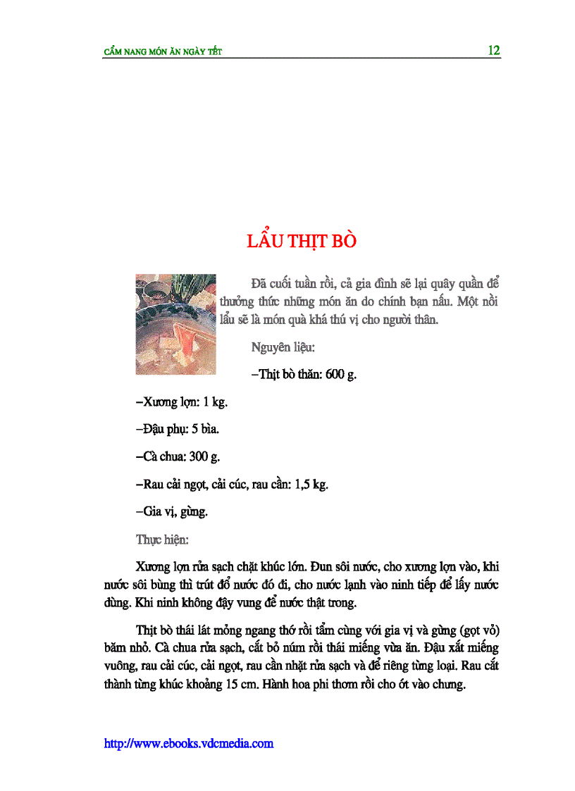 image for page Cẩm nang các món ăn ngày tết