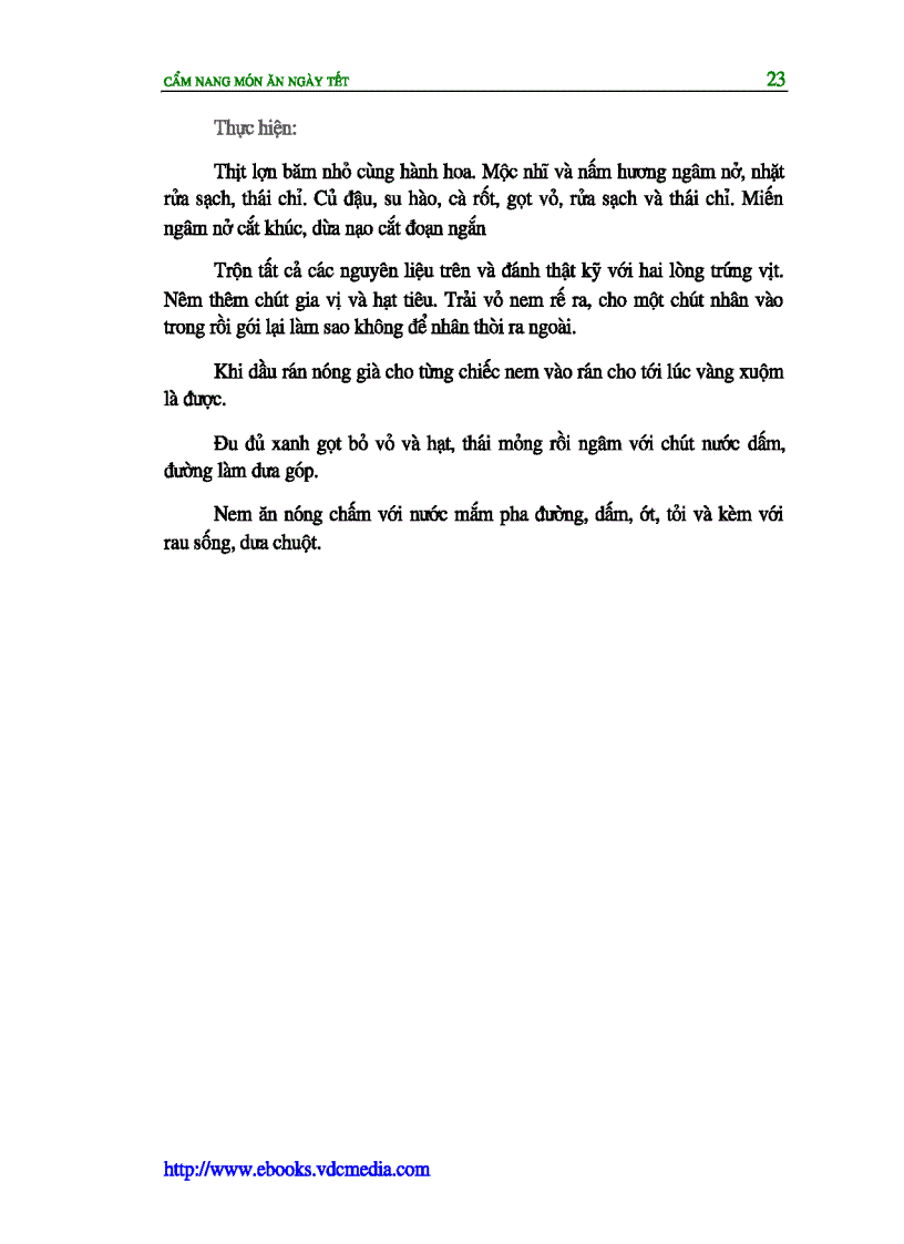 image for page Cẩm nang các món ăn ngày tết