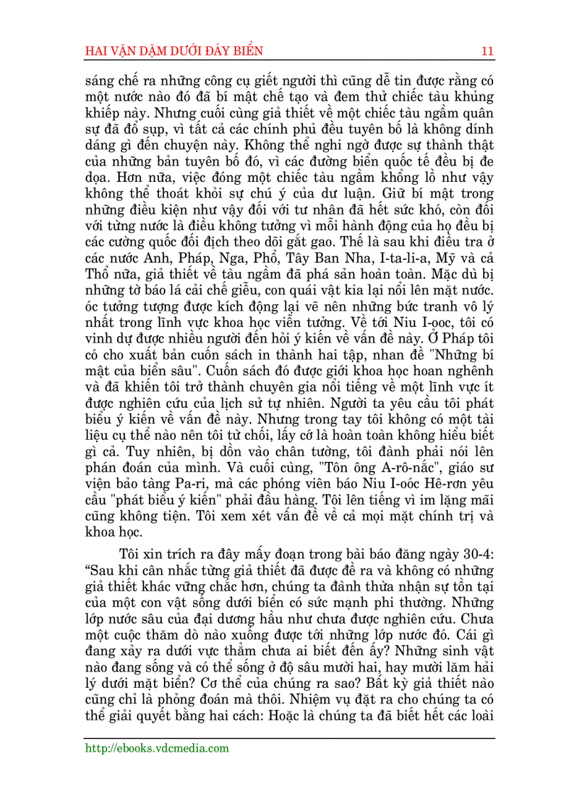 image for page Hai vạn đạm dưới đáy biển