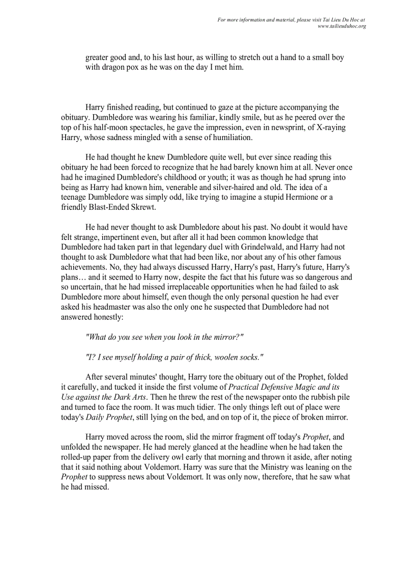 image for page Harry Poster 7 English