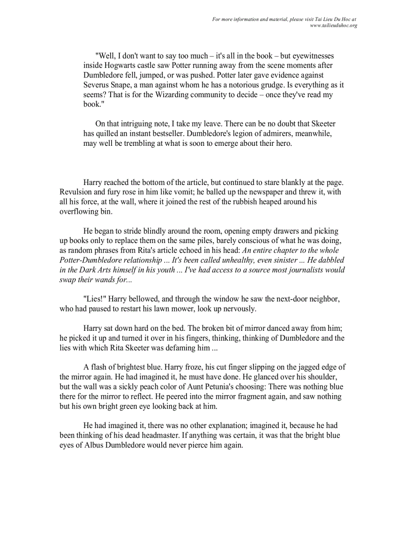 image for page Harry Poster 7 English