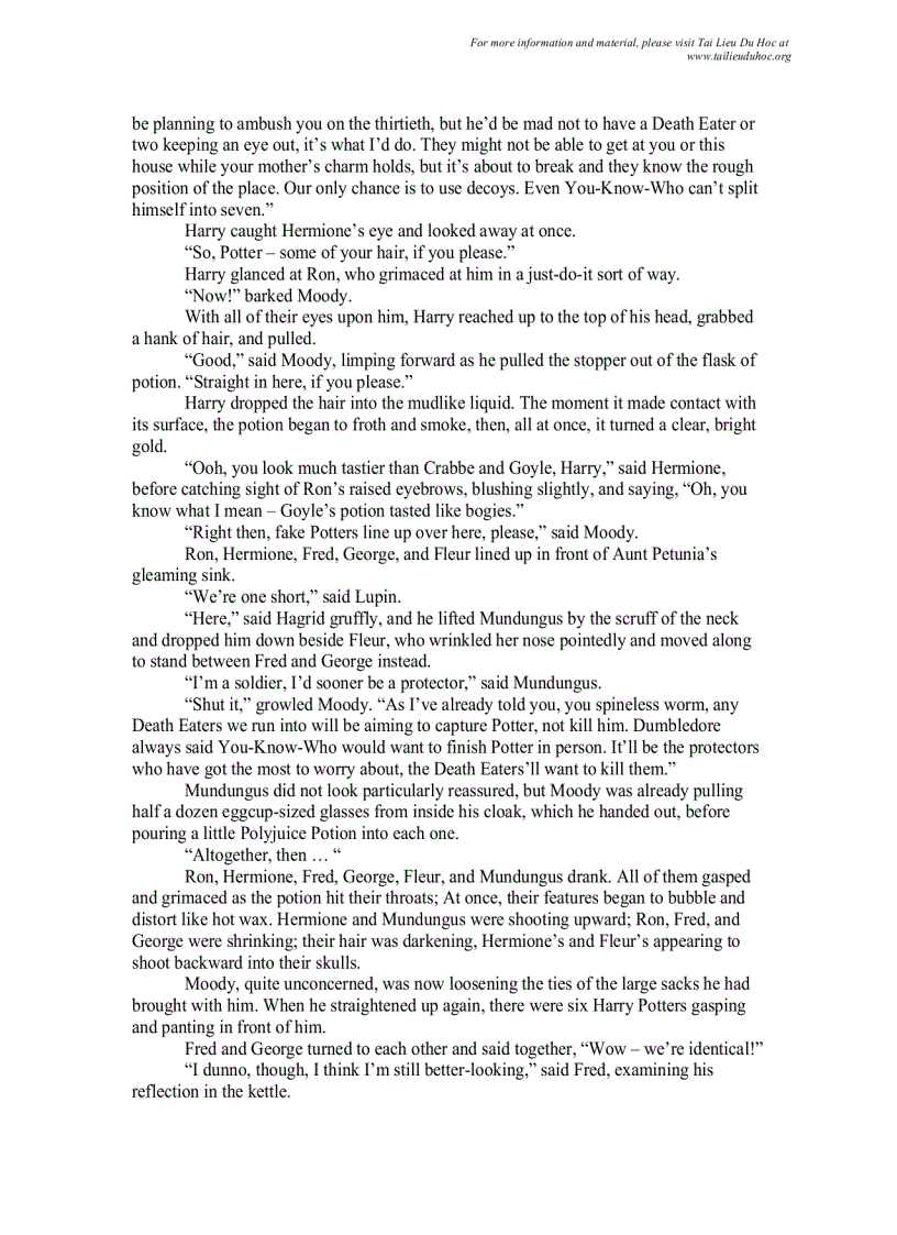 image for page Harry Poster 7 English