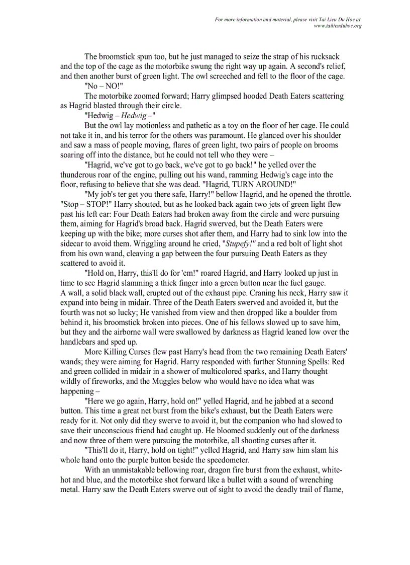 image for page Harry Poster 7 English